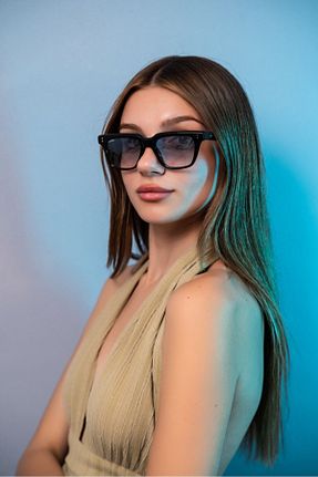 عینک آفتابی مشکی زنانه 51 MORLİN BRON - کد 855081189