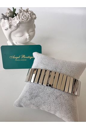 دستبند استیل (فولاد) زنانه استیل (فولاد) Angelboutique - کد 855108534
