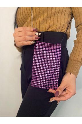 کیف پستچی بنفش زنانه پارچه ای SmY Bag - کد 306266865