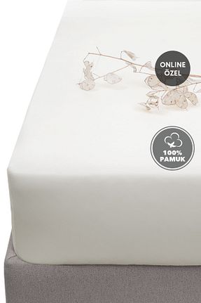 ست ملحفه تکنفره بژ پنبه Yataş - کد 855156194