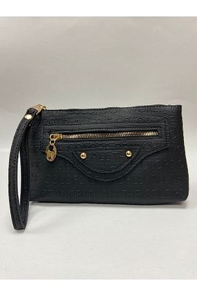 کیف پورتفوی و کلاچ مشکی زنانه MENİSE - کد 799714726