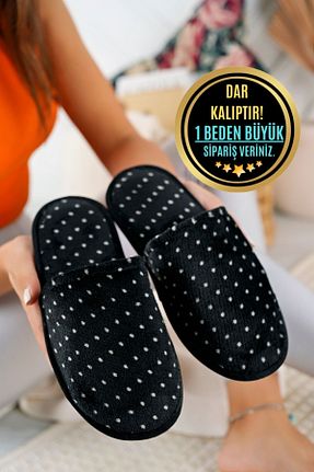 دمپائی خانگی مشکی زنانه مخملی Modafırsat - کد 855164592