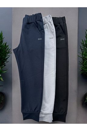 شلوار کرمگن مشکی بچه گانه پاچه کش دار DGK COLLECTİON - کد 801809737