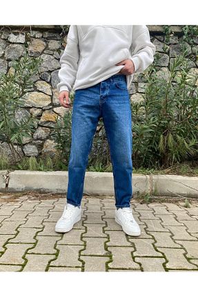 شلوار آبی مردانه پنبه ای oraystore - کد 806476464