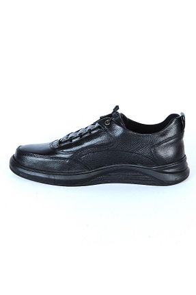 کفش کژوال مشکی مردانه چرم خالص Dropland - کد 685334853