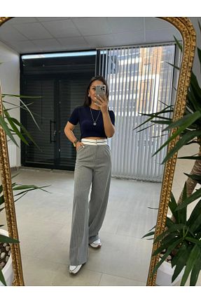 شلوار طوسی زنانه پارچه caddstore - کد 855369610