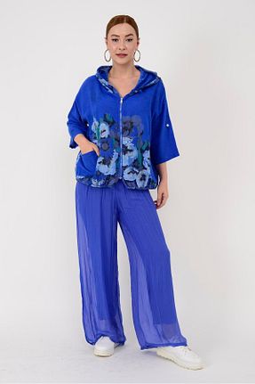 شلوار سرمه ای زنانه پارچه Park Moda - کد 855368853