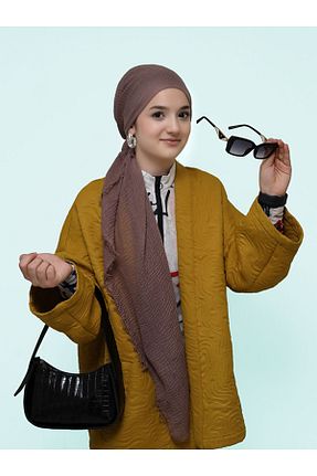 شال صورتی زنانه پنبه ای ULMO SCARFS - کد 781757070