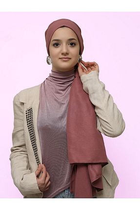 شال بنفش زنانه پنبه پلی استر Genel Markalar - کد 781760240