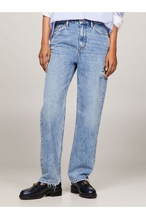 شلوار آبی زنانه پارچه Tommy Hilfiger - کد 846177434