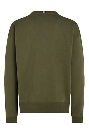 سوئیشرت سبز مردانه چاپی Tommy Hilfiger - کد 845579236