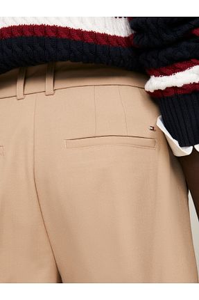شلوار بژ زنانه پارچه Tommy Hilfiger - کد 846177329