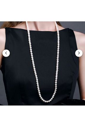 گردنبند مروارید بژ SmY Bag - کد 781648957