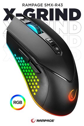 ماوس گیمر مشکی 5000 - 10000 Dpi Rampage - کد 145452738