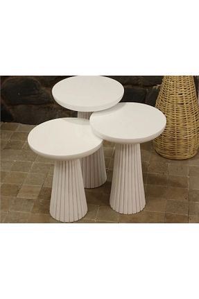 میز عسلی سفید چوب Simillo Home&Living - کد 817267781