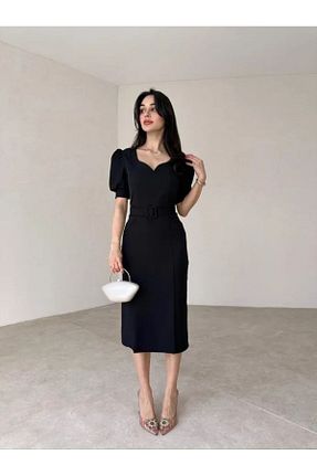 لباس مجلسی و فارغ التحصیلی مشکی زنانه لیکرا Genel Markalar - کد 844227217