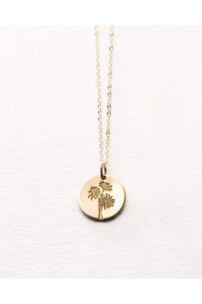 گردنبند نقره طلائی زنانه 925 عیار Gofinery - کد 721907383