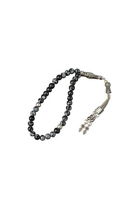 تسبیح مشکی سنگ طبیعی OSMANLI DOĞAL TAŞ - کد 660077905