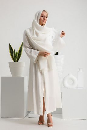 کیمونو و کافتان سفید زنانه %100 پنبه ANTERİ - کد 744386614