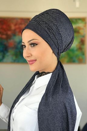 کلاه شنای حجاب سرمه ای زنانه Genel Markalar - کد 127899073