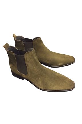 بوت / نیم بوت سبز مردانه جیر BESTE CERCİS - کد 74285561