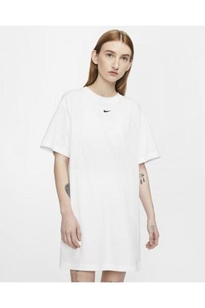 لباس سفید زنانه بافتنی Nike - کد 129031739