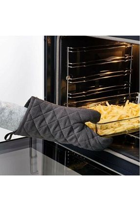 دستکش و پیشبندآشپزخانه طوسی پلی استر IKEA - کد 143711765