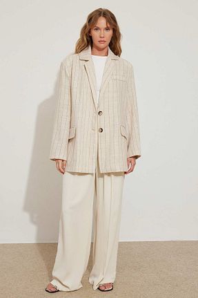 کت قهوه ای زنانه Blazer Hooopstore - کد 835922647