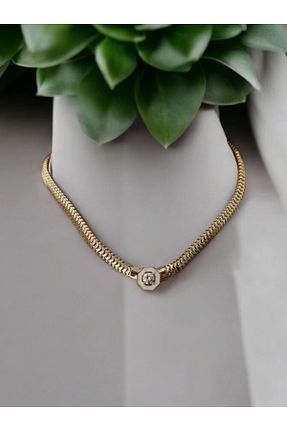 گردنبند استیل ( فولاد ) سفید زنانه استیل (فولاد) Derlin - کد 845725312