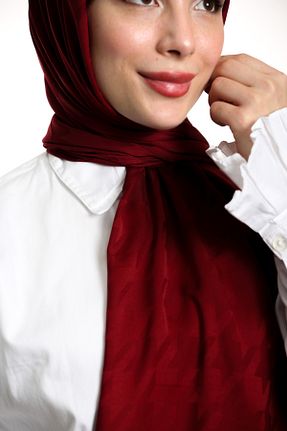 روسری زرشکی شیفون m moon scarf - کد 849454967