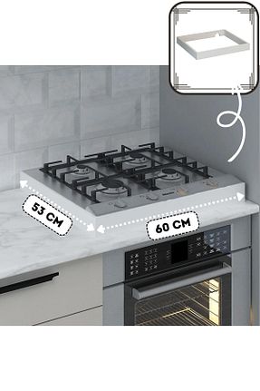 کابینت های آماده آشپزخانه سفید Suntalam Fly Mobilya - کد 331841991