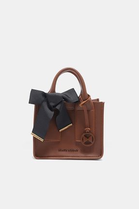 کیف پستچی قهوه ای زنانه چرم مصنوعی Black Ribbon - کد 66141661