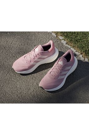 کفش اسنیکر بنفش زنانه بند دار adidas - کد 855225736