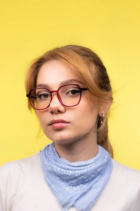 عینک محافظ نور آبی قرمز زنانه پلاستیک LUNOX - کد 376413223