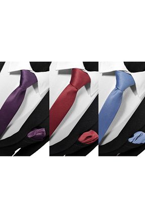کراوات بنفش مردانه میکروفیبر BLC Basic Line Co. - کد 855302722