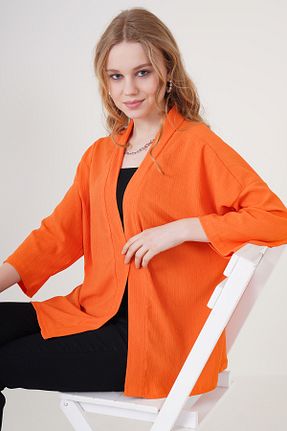 کیمونو و کافتان نارنجی زنانه لیکرا Bigdart - کد 269569475