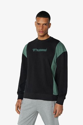 سوئیشرت اسپرت مشکی مردانه اورسایز hummel - کد 809106372