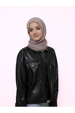 شال طوسی زنانه پنبه ای ULMO SCARFS - کد 781757083