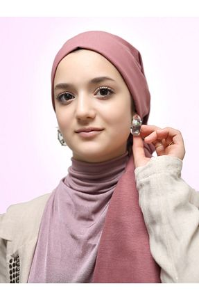 شال بنفش زنانه پنبه پلی استر Genel Markalar - کد 781760240