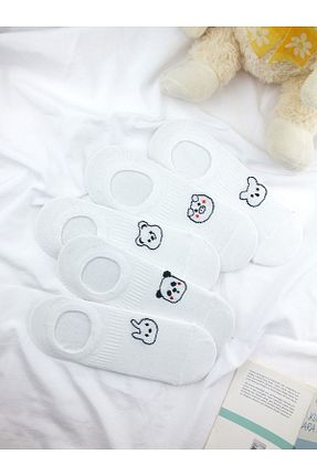 جوراب سفید زنانه پنبه ای DANS SOCKS - کد 331315214