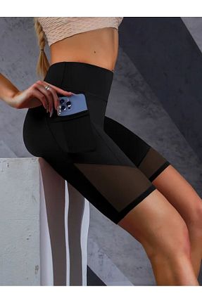 ساق شلواری اسپرت مشکی زنانه بافتنی LEMAR MODA - کد 855495677