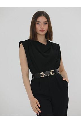 سرهمی مشکی زنانه آستین استاندارد Esra Acar - کد 293293646