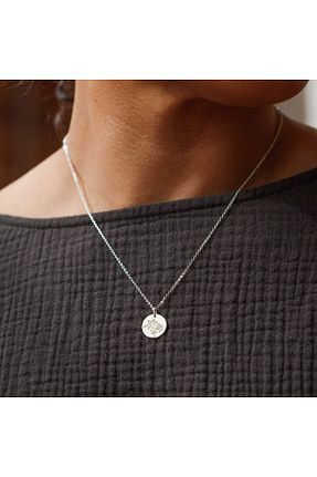 گردنبند نقره طلائی زنانه 925 عیار Gofinery - کد 722156324