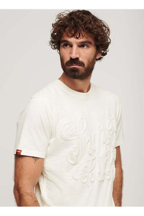 تیشرت سفید مردانه رگولار SUPERDRY - کد 855446633