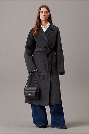 کیف دوشی مشکی زنانه چرم مصنوعی Calvin Klein - کد 854062904