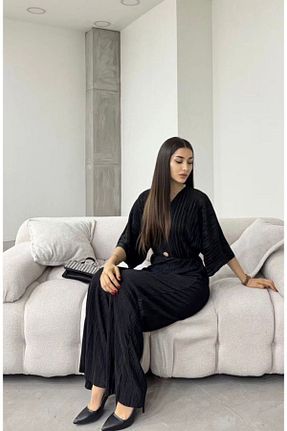 سرهمی مشکی زنانه آستین خفاشی Genel Markalar - کد 811011215