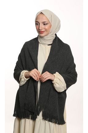 شال طوسی زنانه اکریلیک eslem butik - کد 855489433