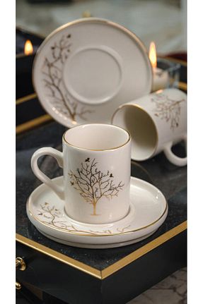 فنجان قهوه سفید 2 نفره Kitchen Life - کد 833173609