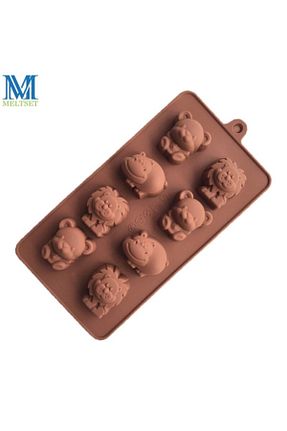قالب کیک و فر قهوه ای سیلیکون Genel Markalar - کد 102328543