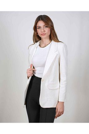 کت سفید زنانه اسلیم فیت AD Fashion - کد 812741043